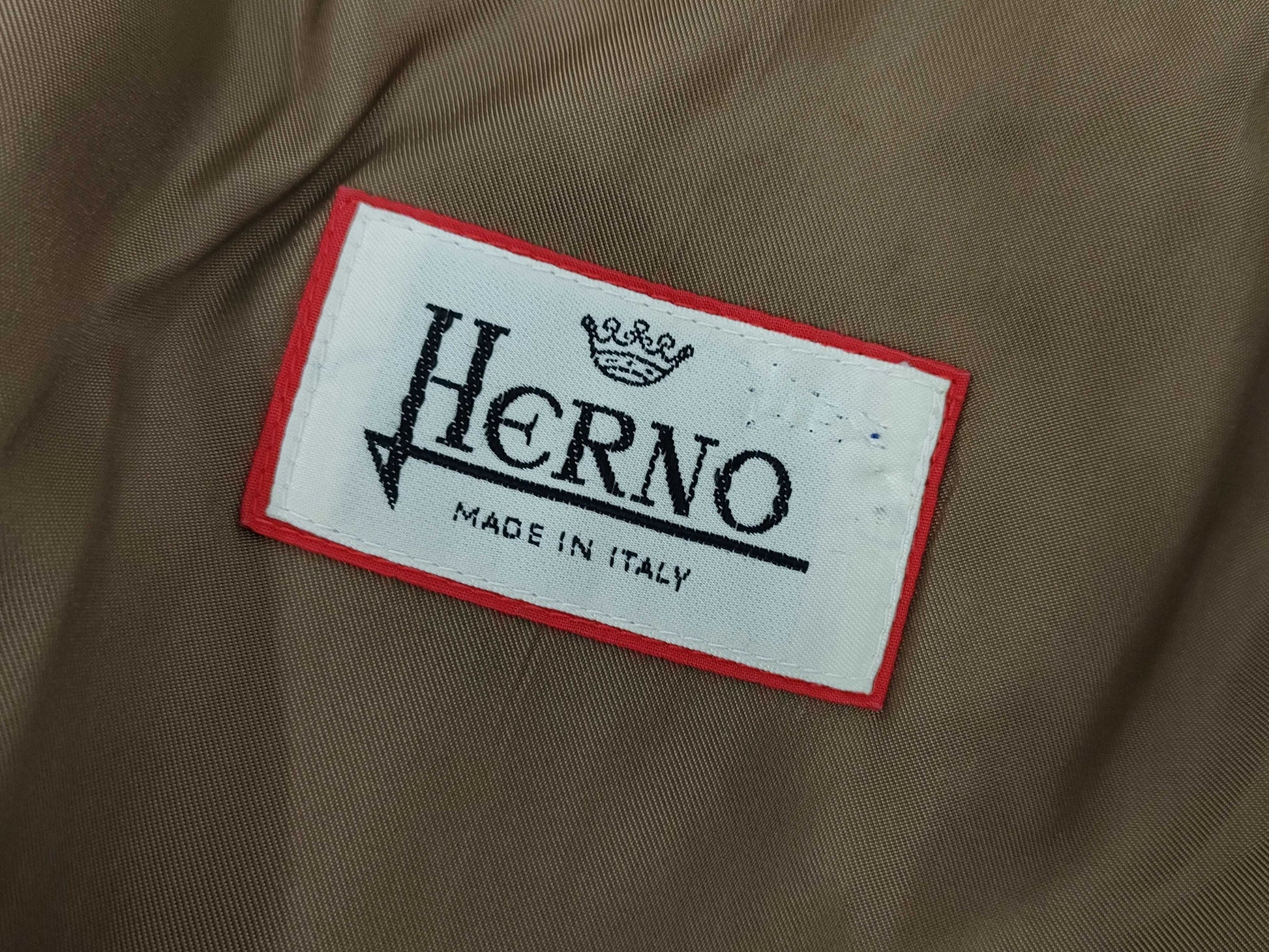HERNO Cashmere Coat Lining All-Over Pattern Men's? coat