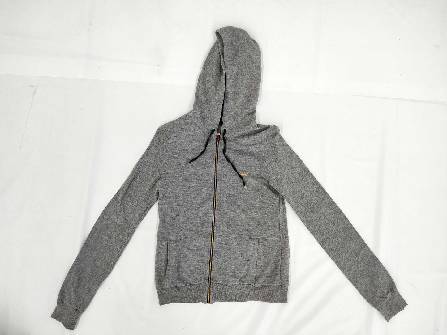 GUCCI Interlocking Pattern Sherry Line Hoodie, Size S, Tops