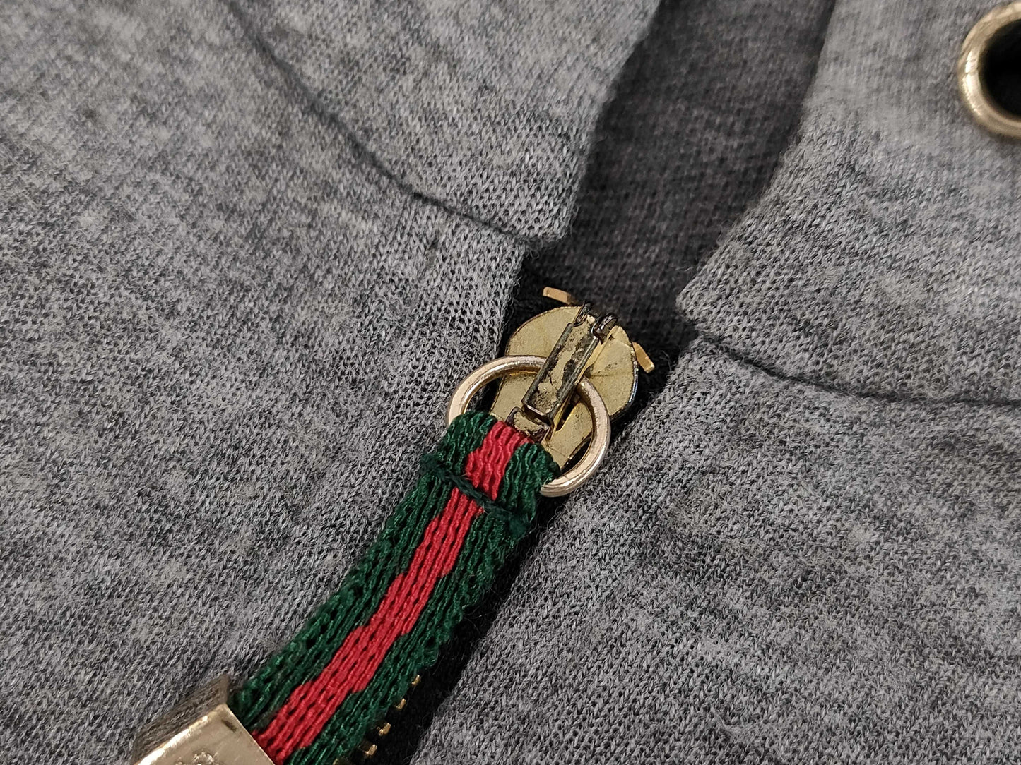 GUCCI Interlocking Pattern Sherry Line Hoodie, Size S, Tops