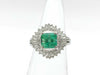 E1.372ct D.0.60ct PT900 11.1g Ring