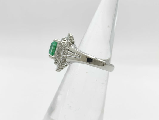 E1.372ct D.0.60ct PT900 11.1g Ring
