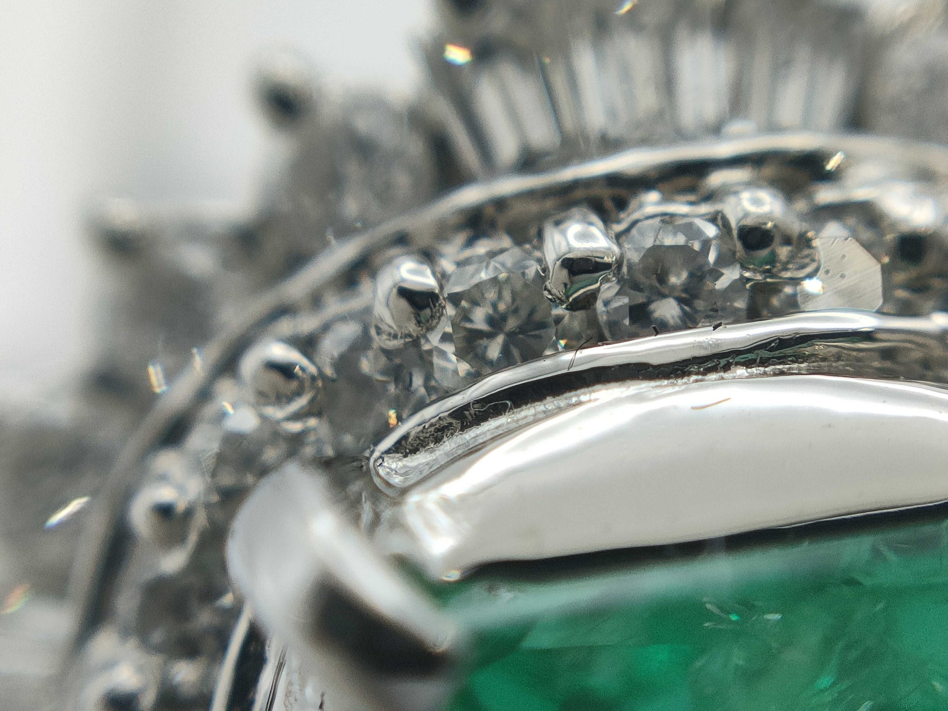 E1.372ct D.0.60ct PT900 11.1g Ring