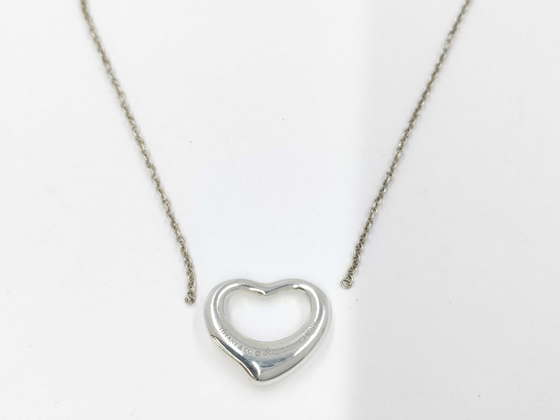 Tiffany&Co. Open Heart 3.4g Necklace