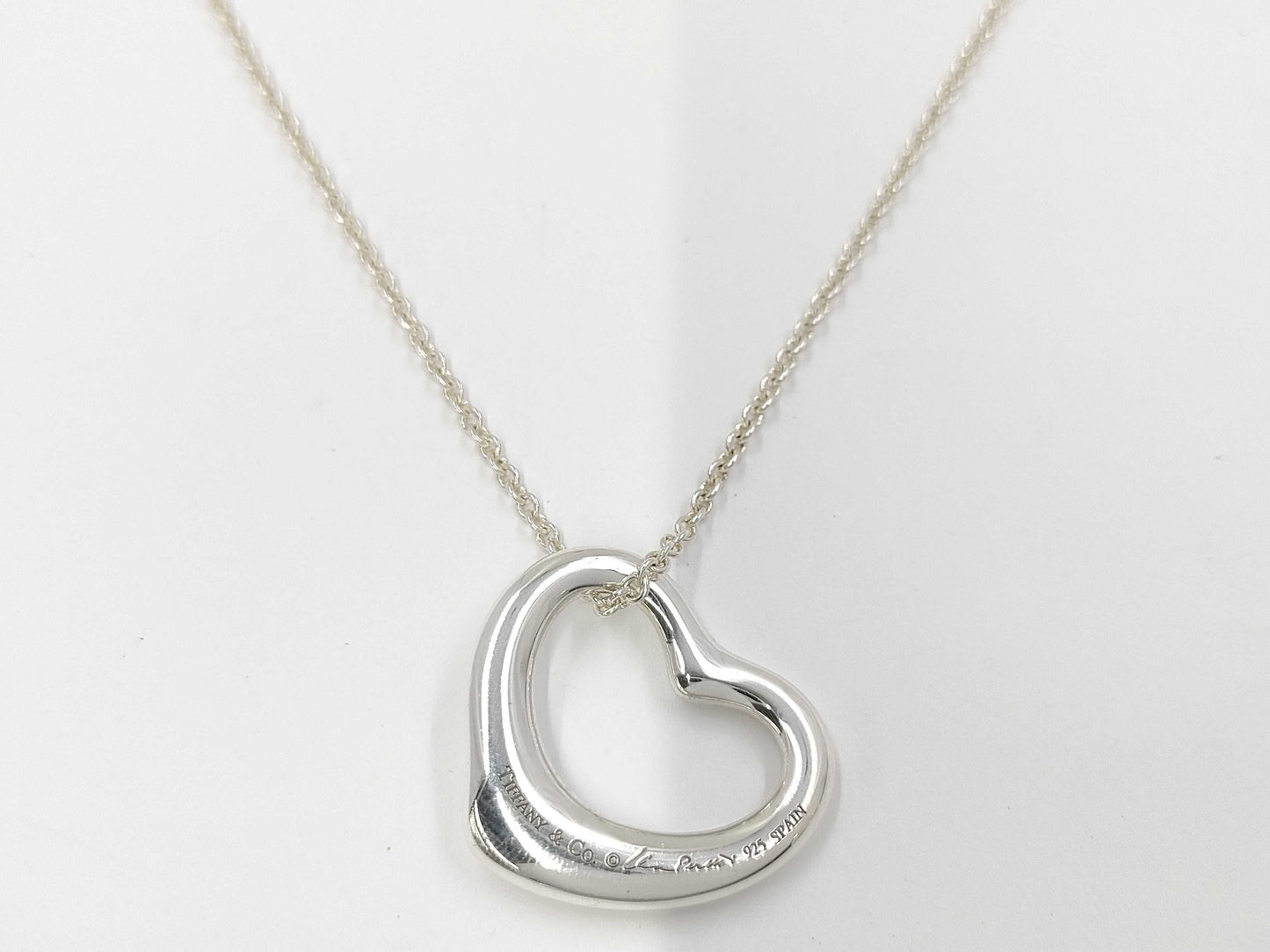 Tiffany&Co. Open Heart 7.2g Necklace