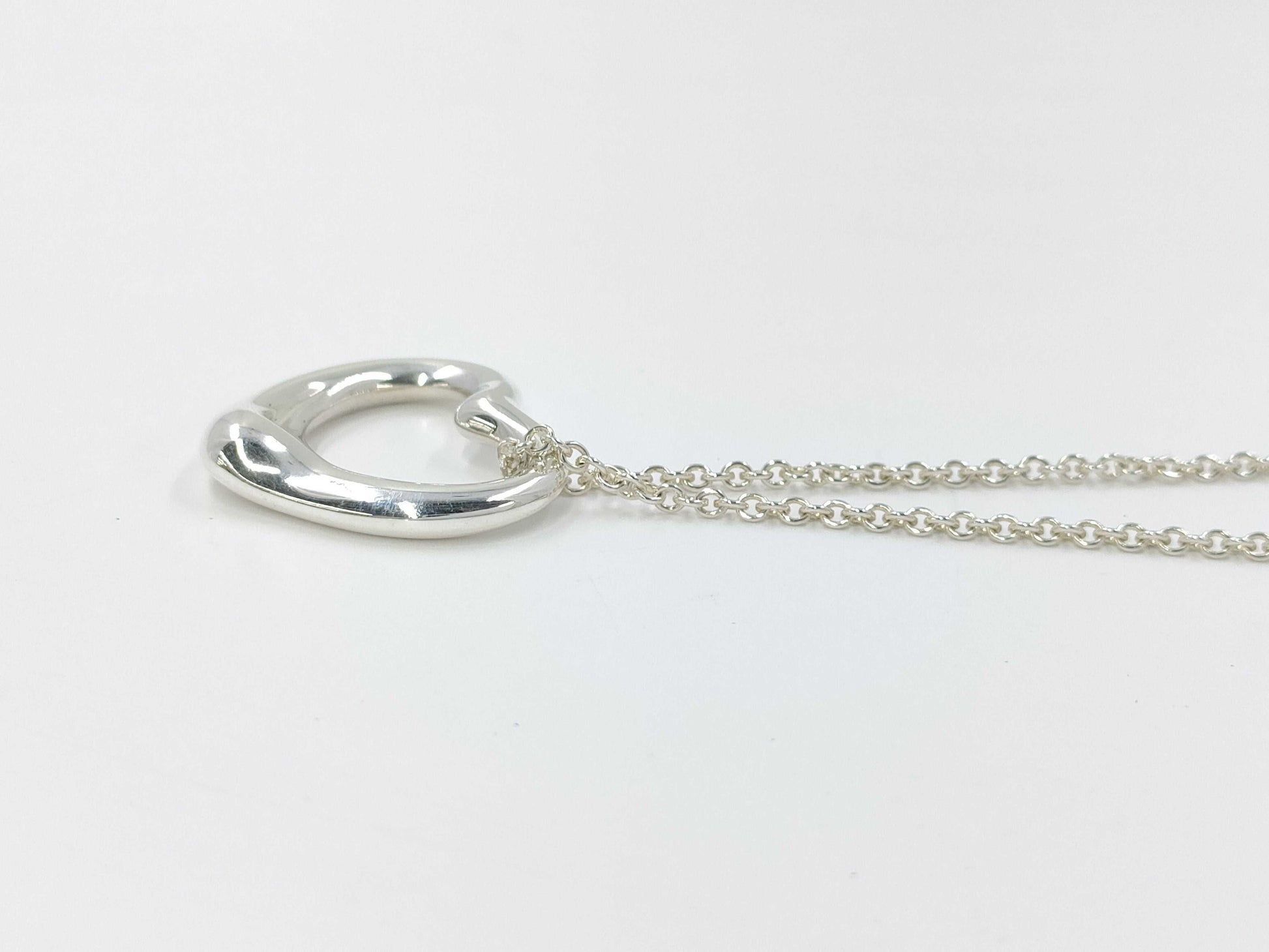 Tiffany&Co. Open Heart 7.2g Necklace