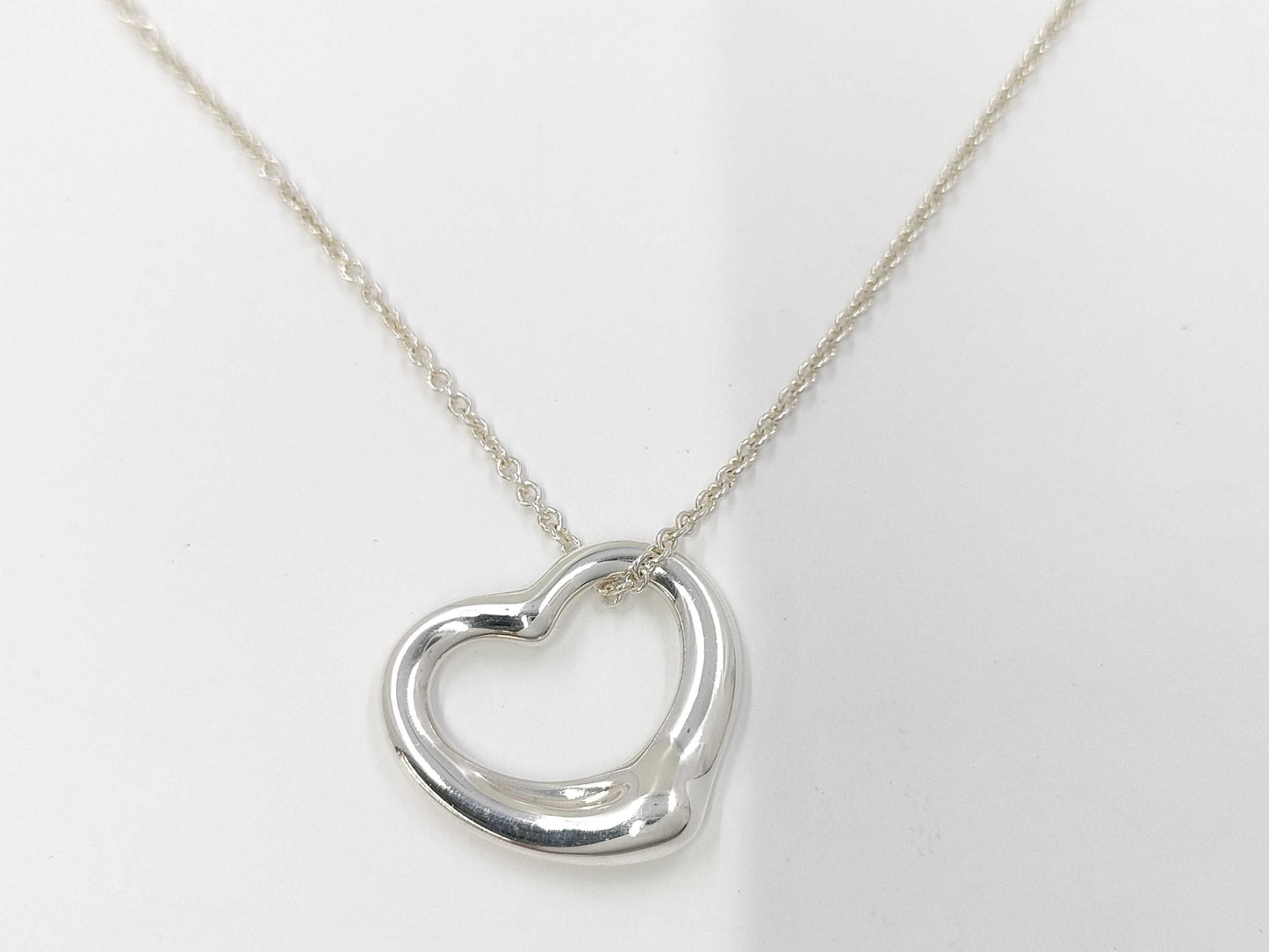 Tiffany&Co. Open Heart 7.2g Necklace