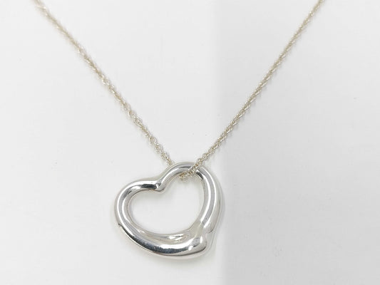 Tiffany&Co. Open Heart 7.2g Necklace