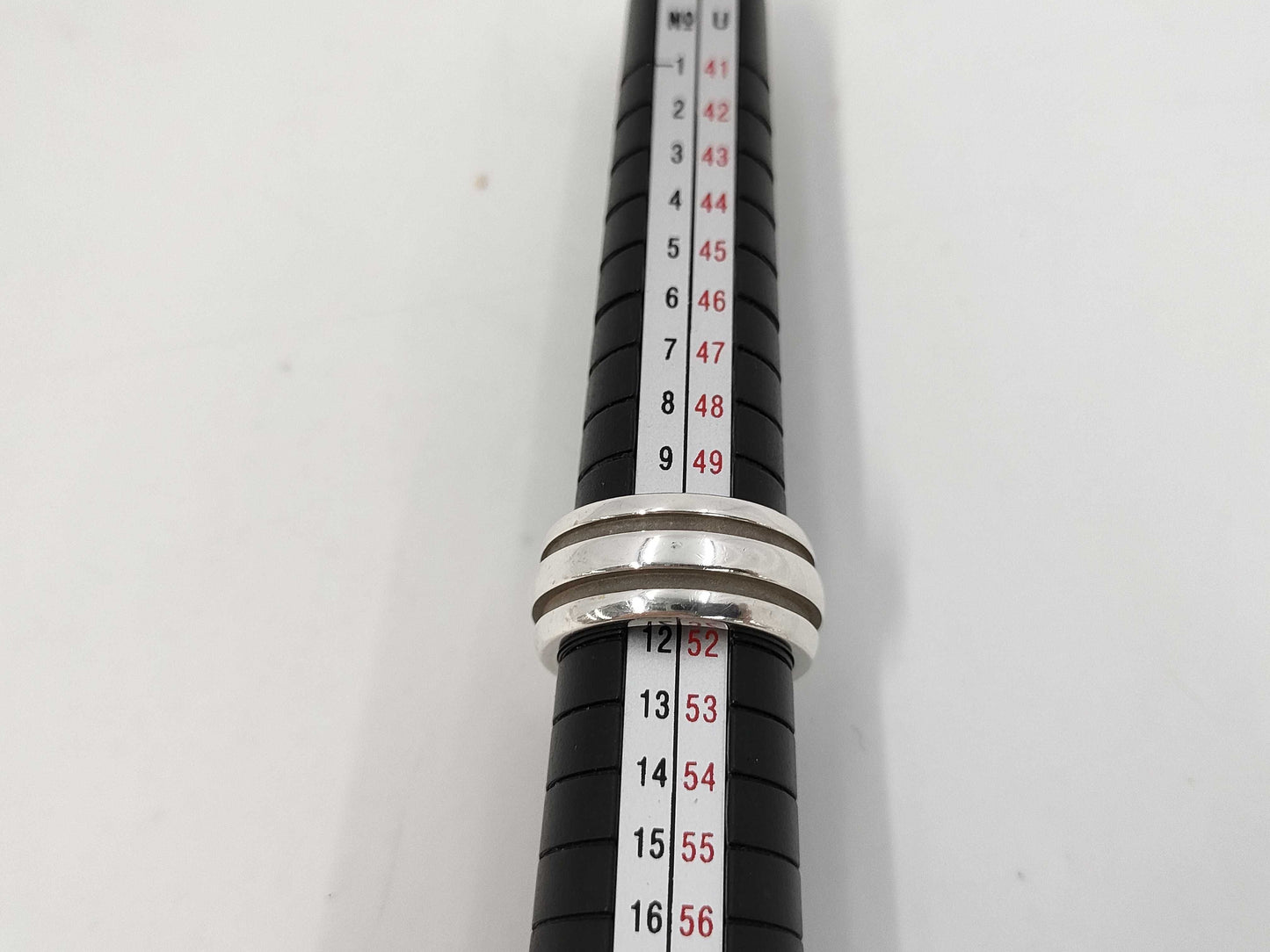 Tiffany&Co. Grooved Double Line 10.0g Ring