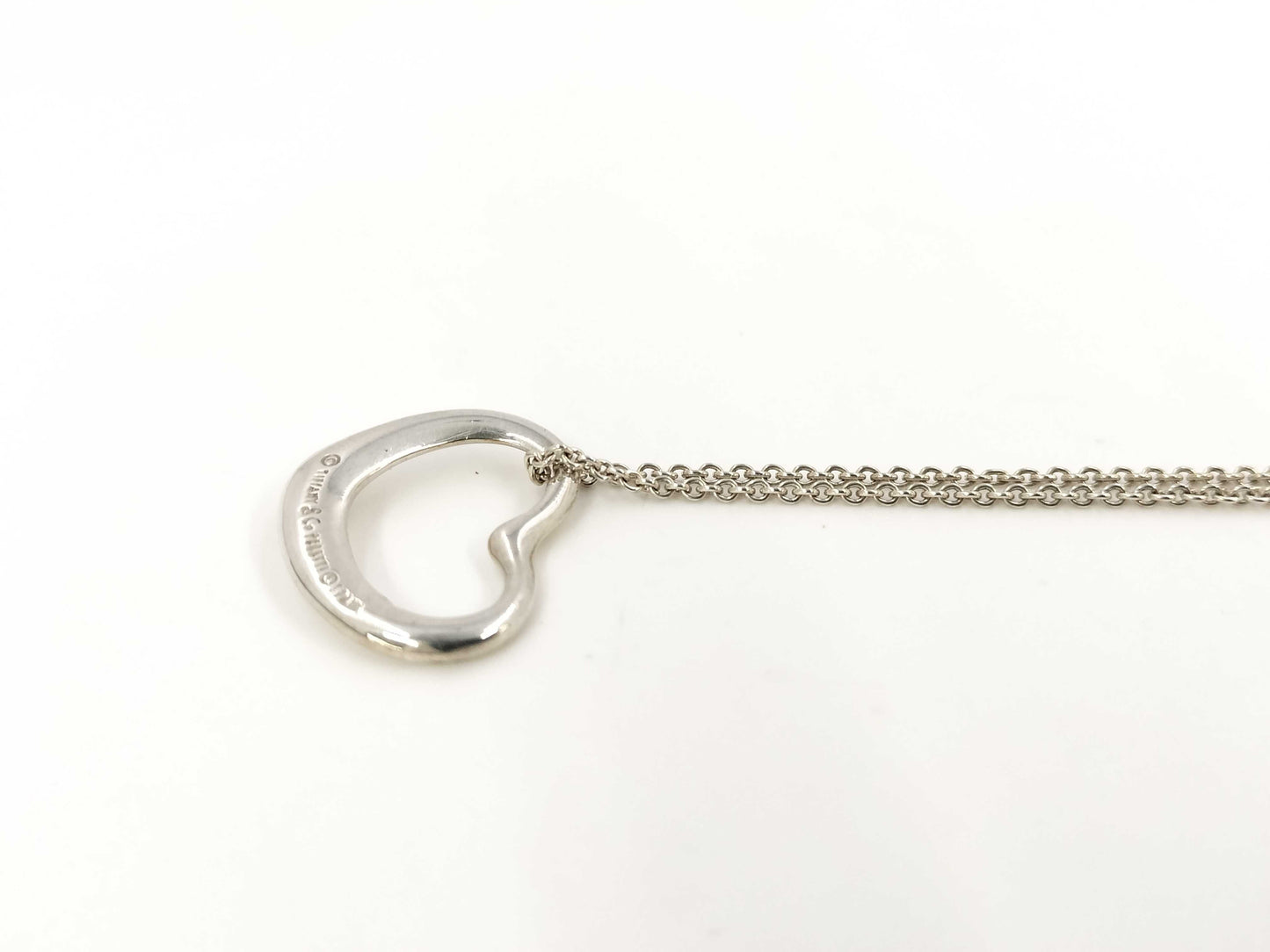 Tiffany&Co. Open Heart 5.4g Necklace