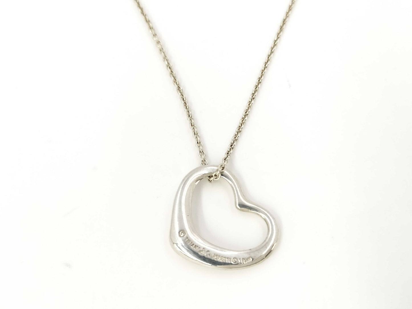 Tiffany&Co. Open Heart 5.4g Necklace
