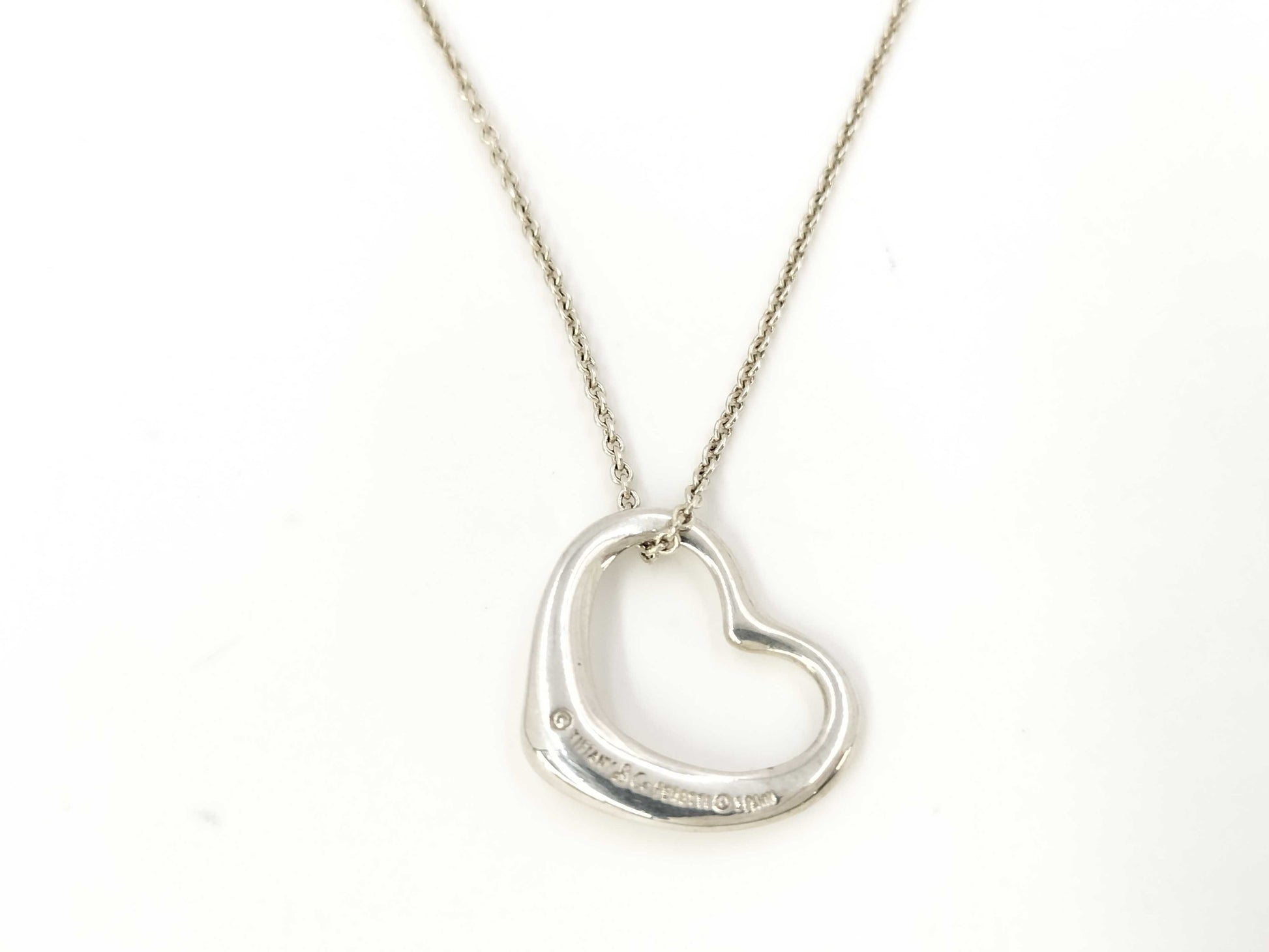 Tiffany&Co. Open Heart 5.4g Necklace