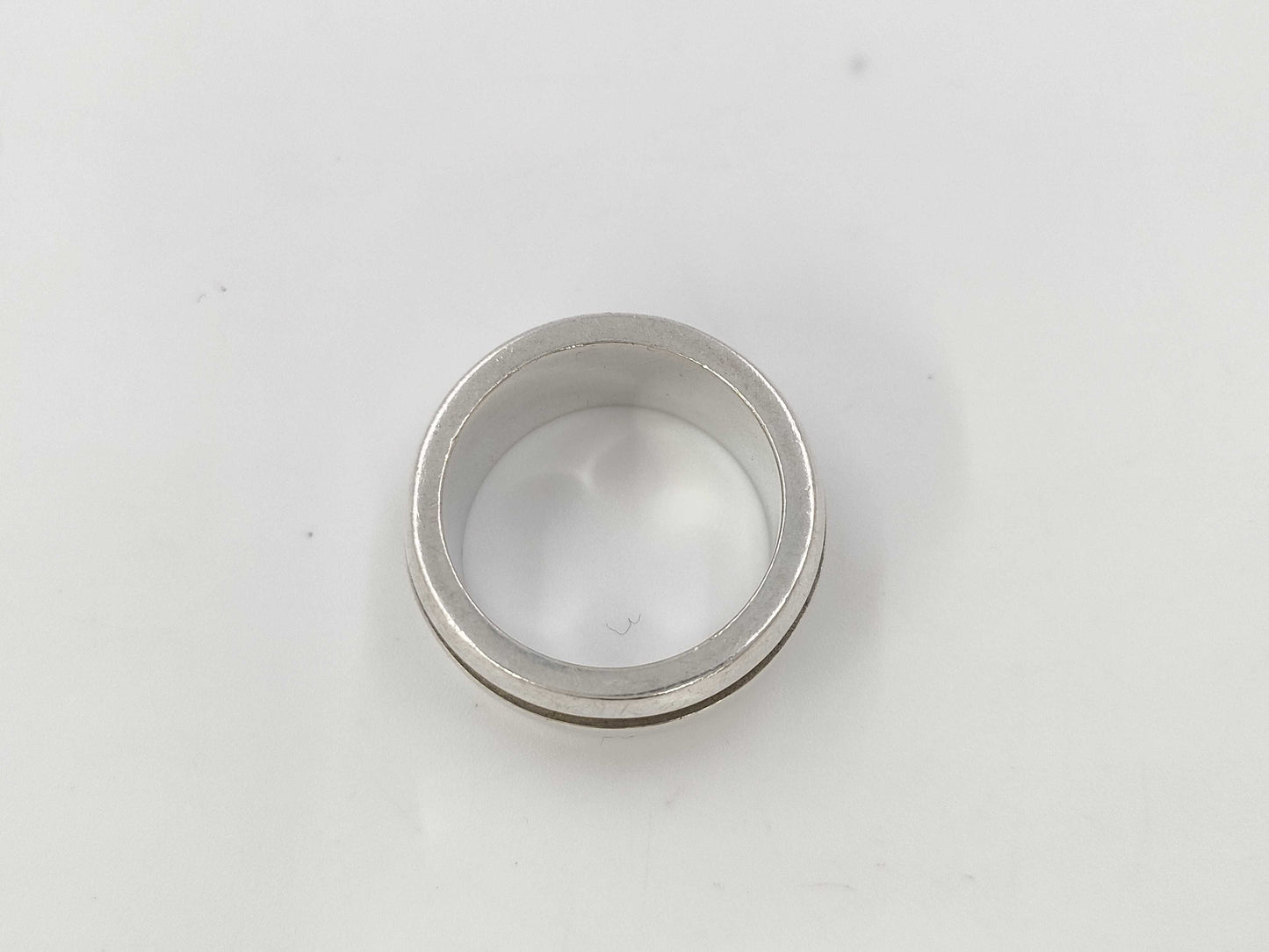 Tiffany&Co. Grooved Double Line 10.5g Ring