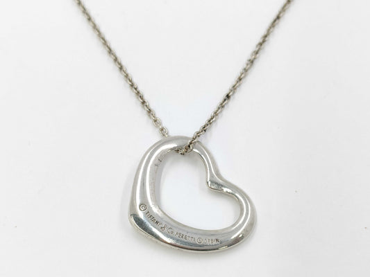 Tiffany&Co. Tiffany Open Heart 5.1g Necklace
