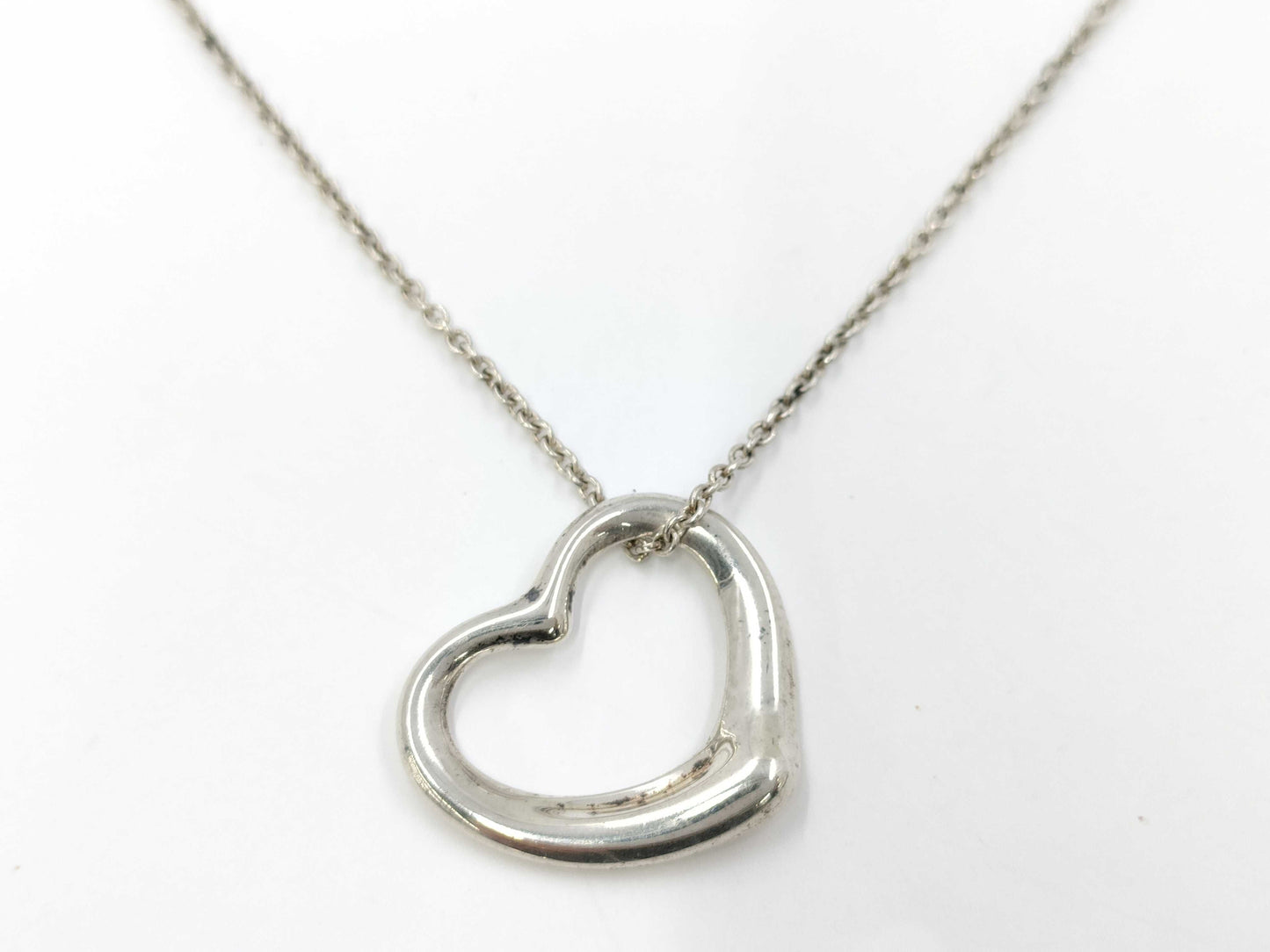 Tiffany&Co. Tiffany Open Heart 5.1g Necklace
