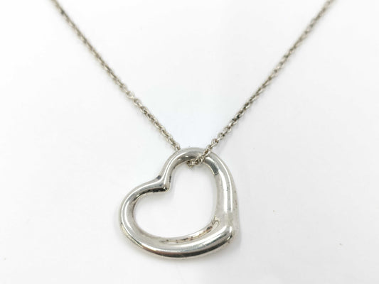 Tiffany&Co. Tiffany Open Heart 5.1g Necklace