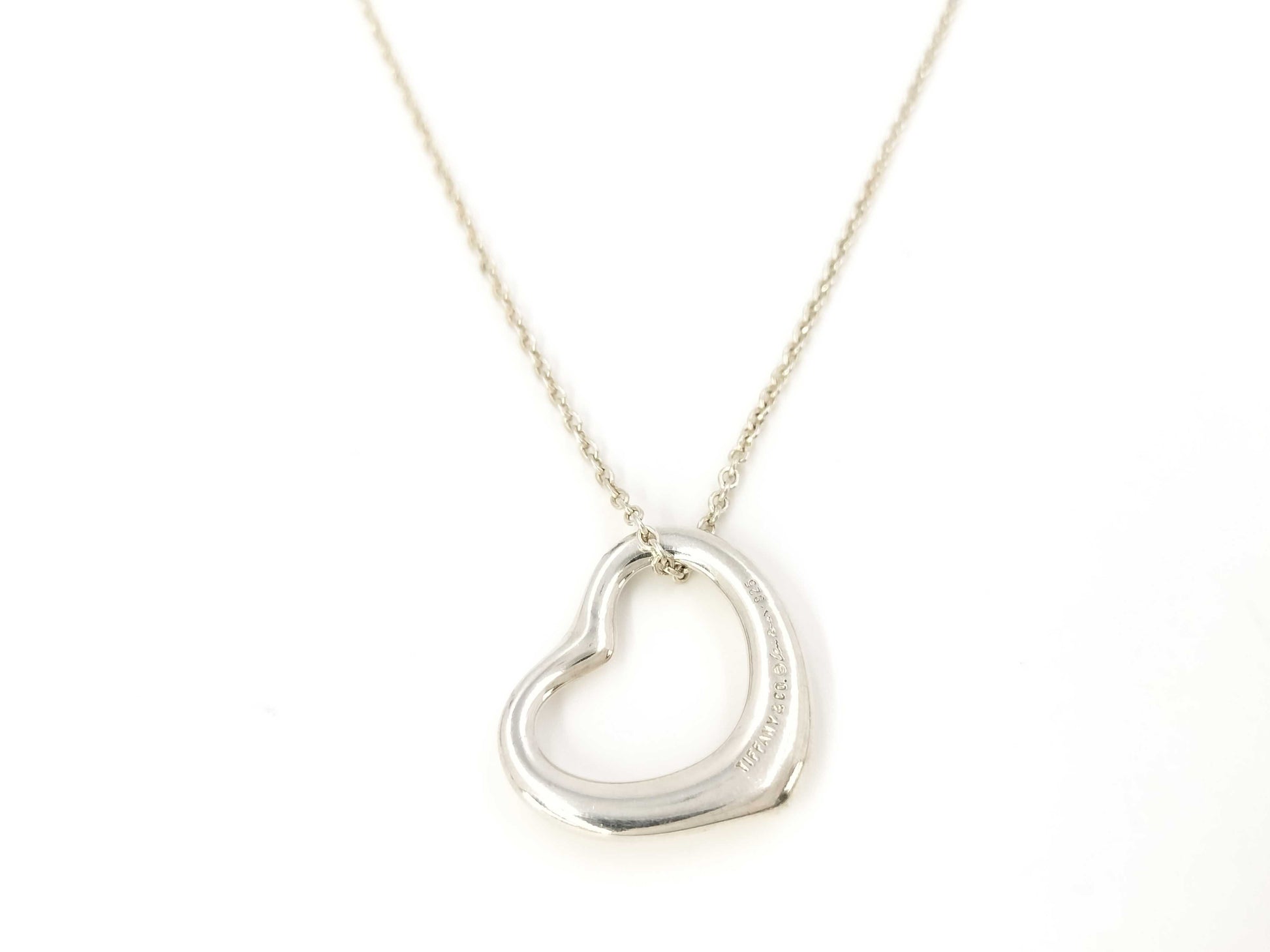 Tiffany & Co. Open Heart Necklace