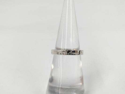 Tiffany&Co. Tiffany Note Narrow 2.4g Ring