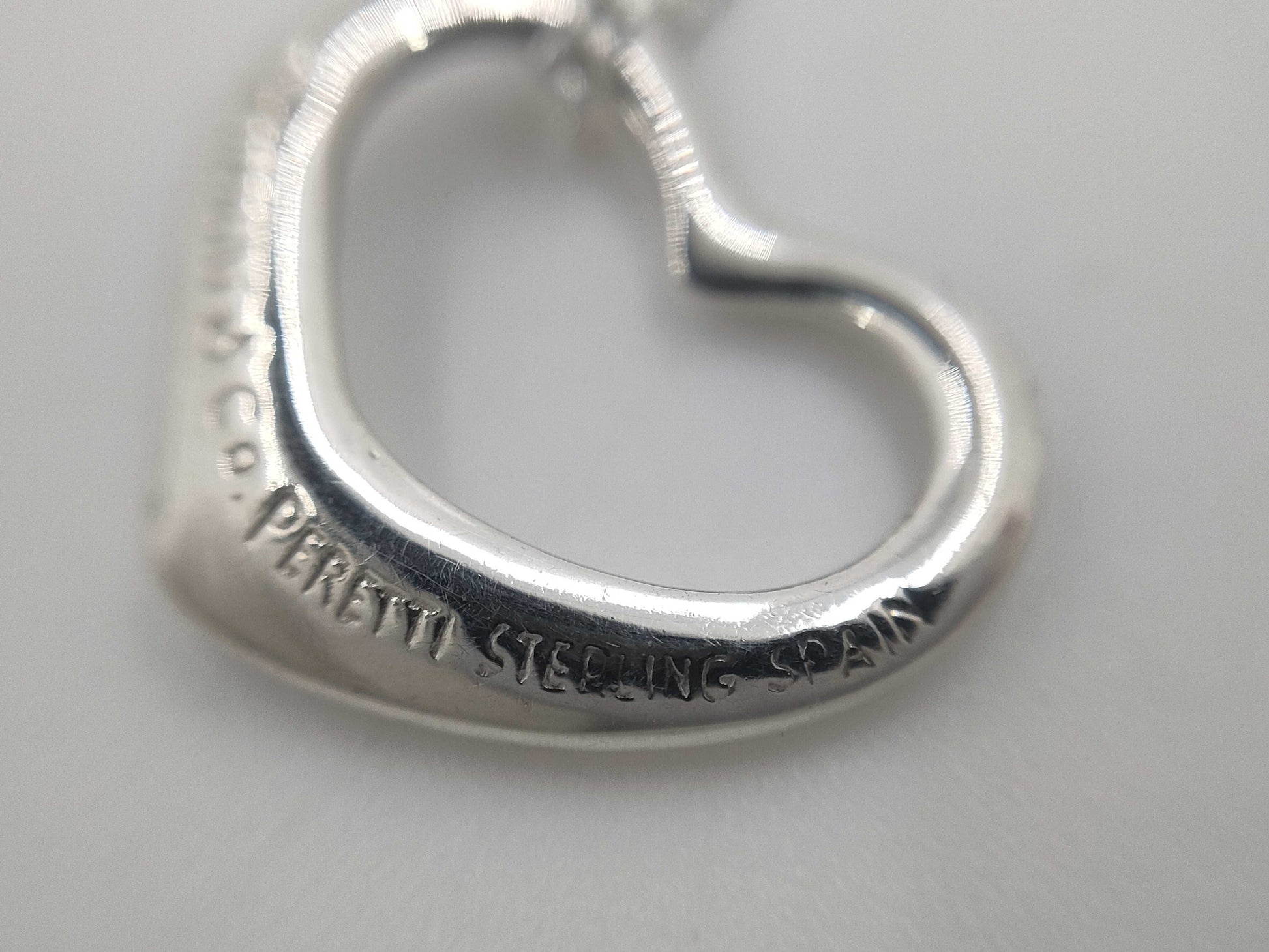 Tiffany & Co. Open Heart Necklace