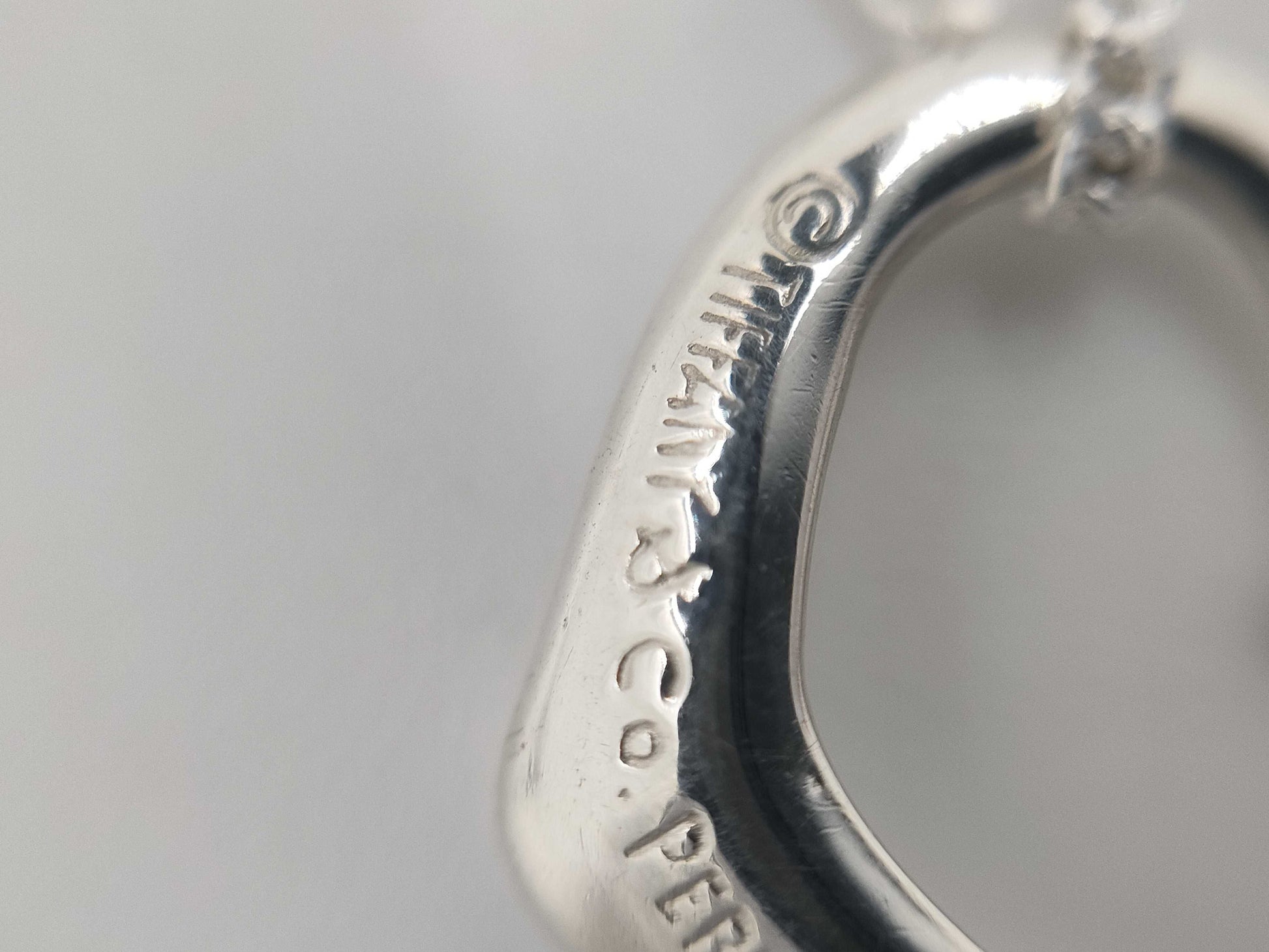 Tiffany & Co. Open Heart Necklace