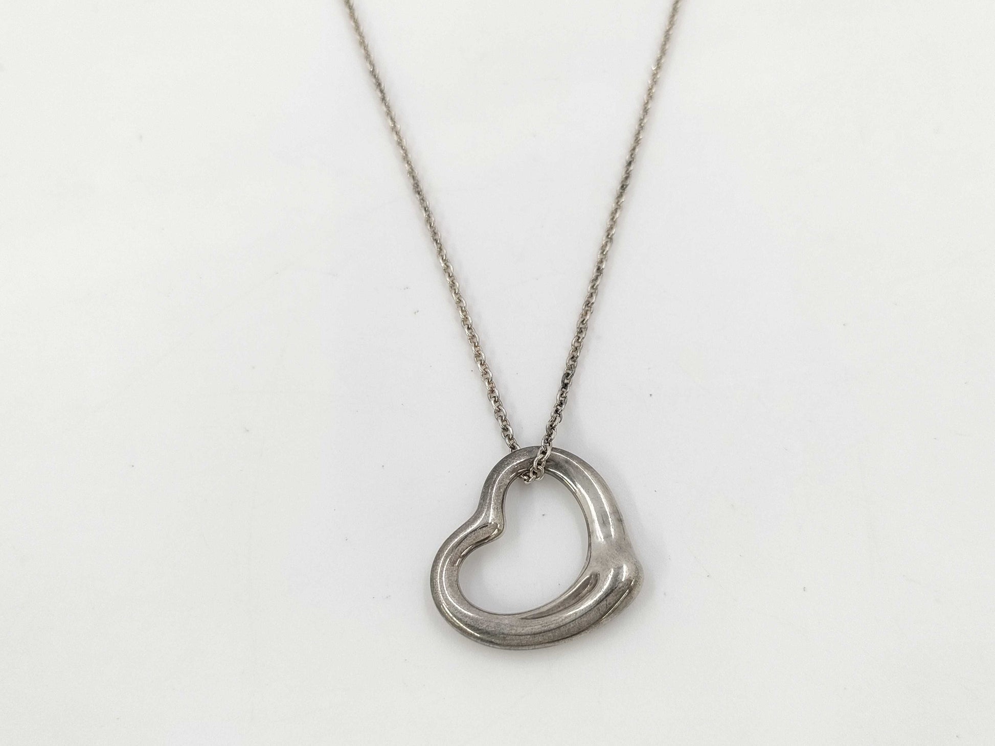 Tiffany&Co. Open Heart 6.9g Necklace