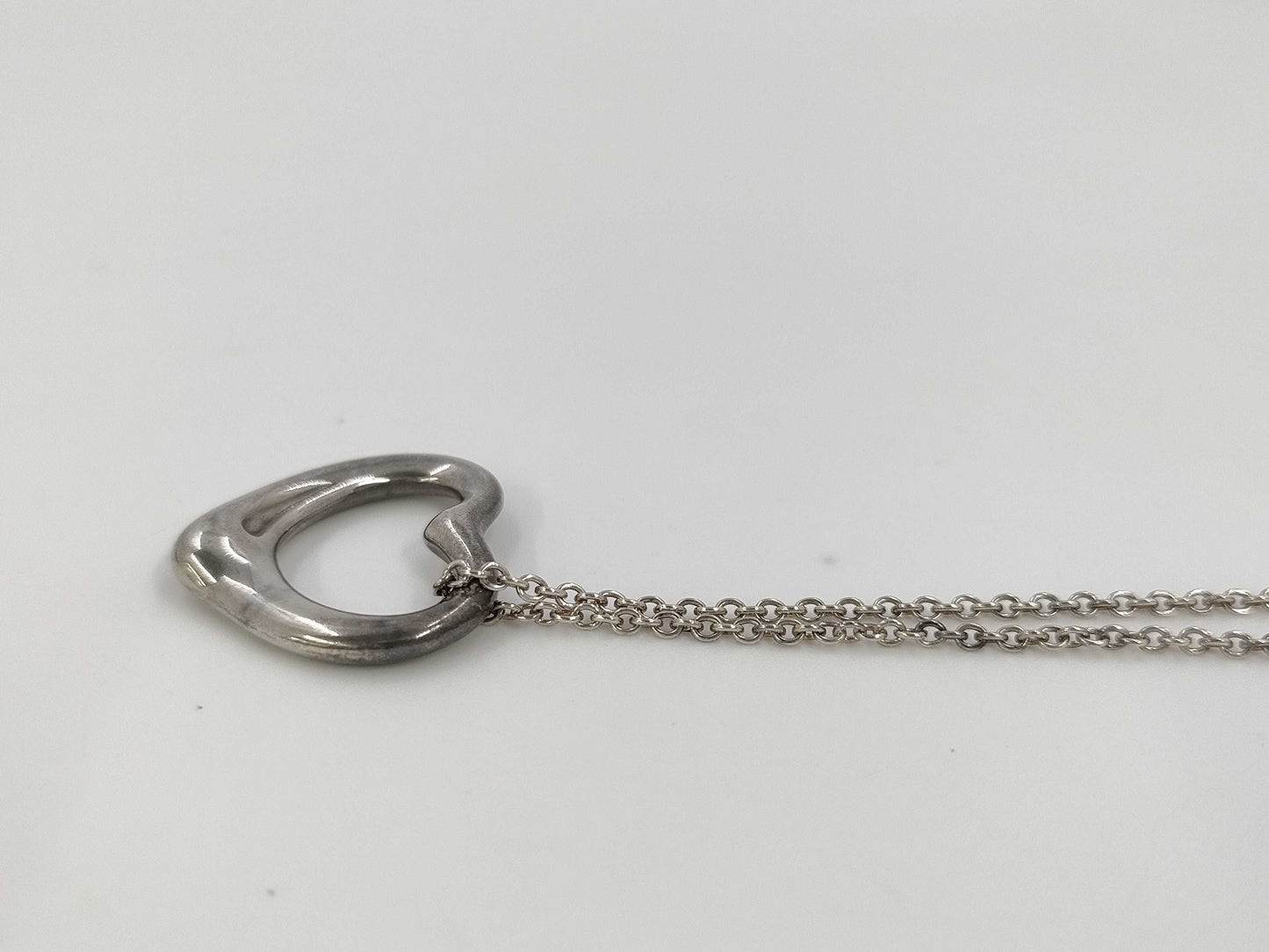 Tiffany&Co. Open Heart 6.9g Necklace