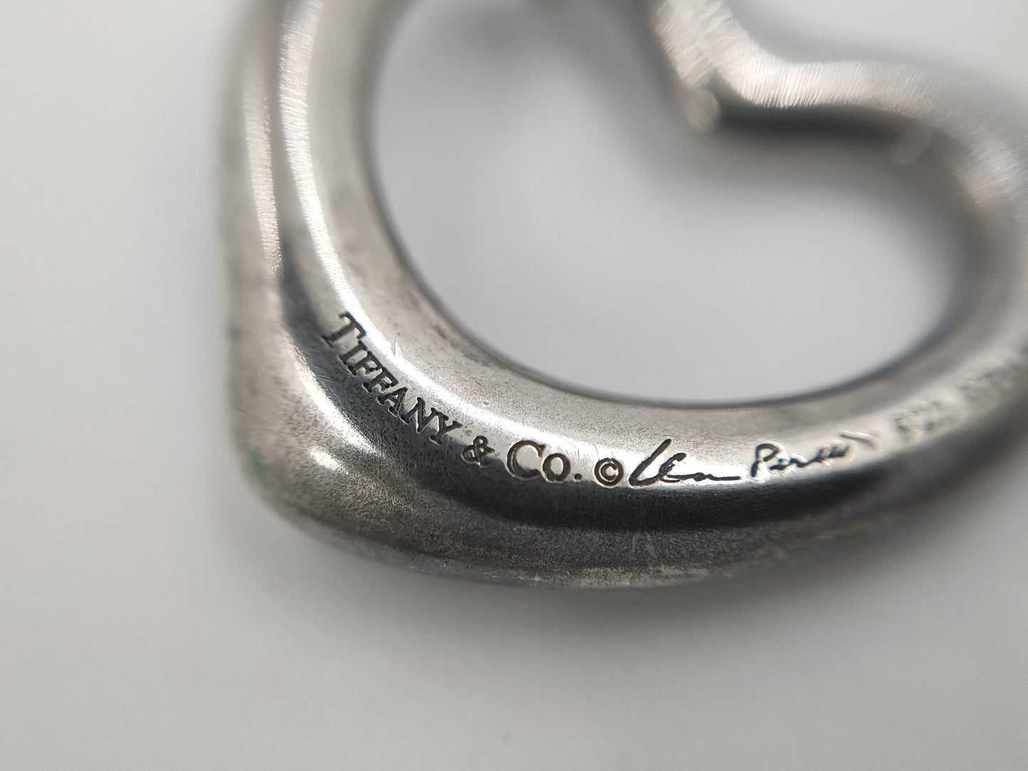 Tiffany&Co. Open Heart 6.9g Necklace
