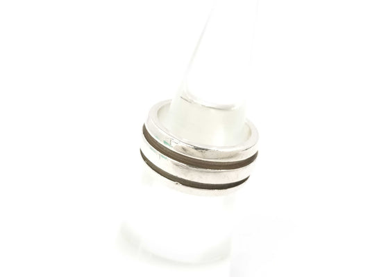 Tiffany&Co. Grooved Double Line 9.6g Ring