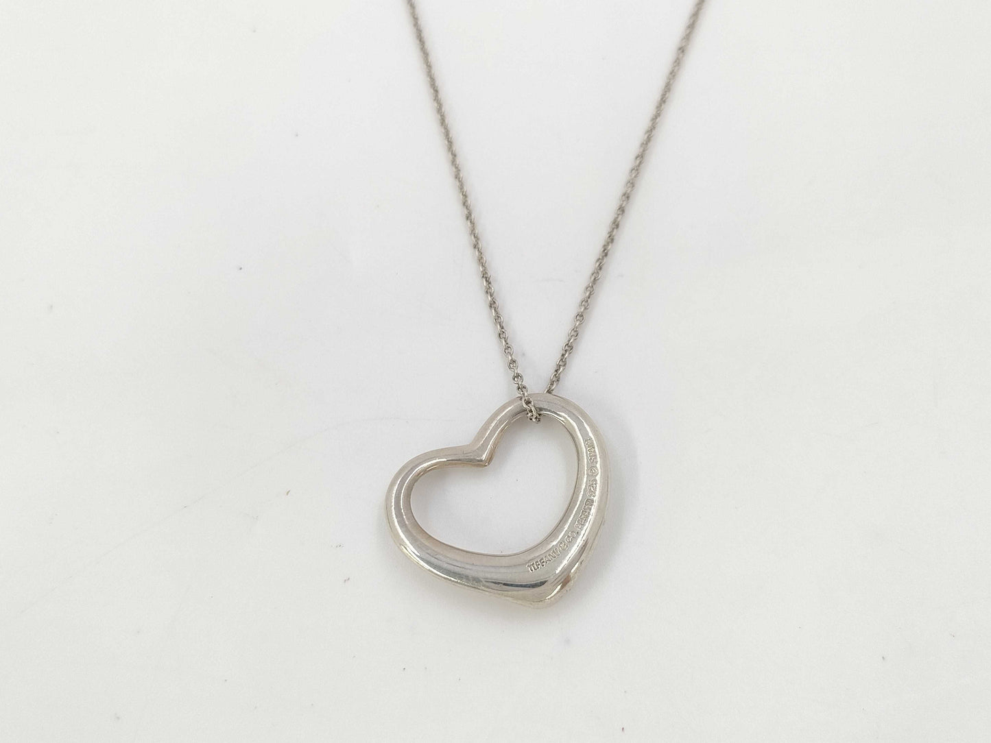 Tiffany & Co. Open Heart Necklace