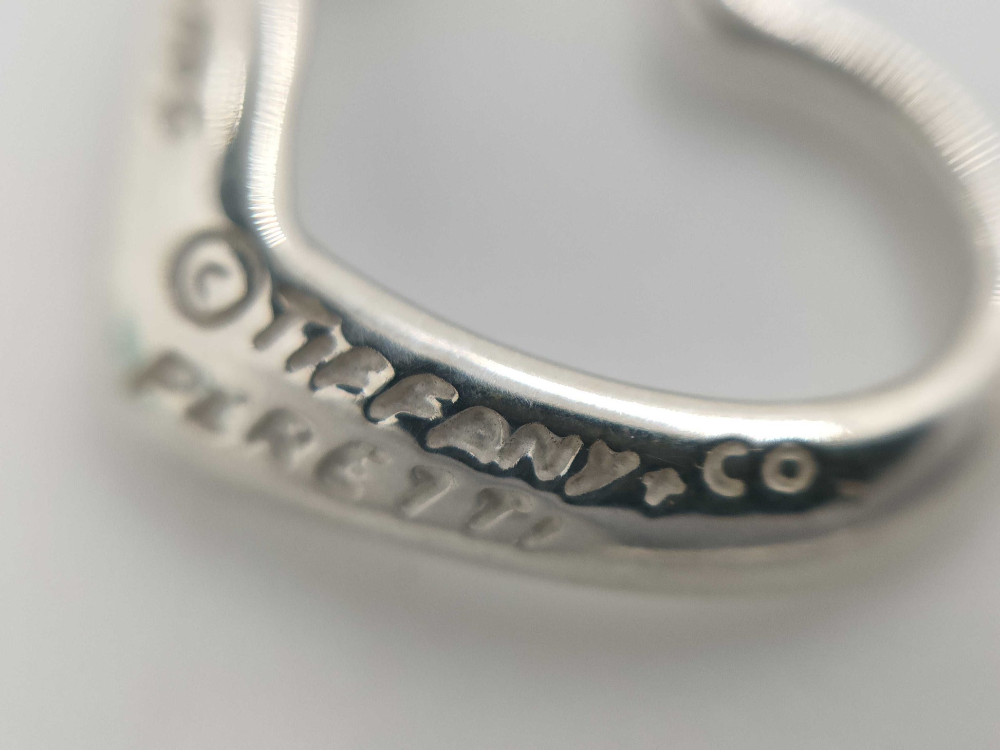 Tiffany & Co. Open Heart Necklace