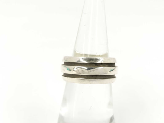 Tiffany&Co. Grooved Double Line 10.0g Ring