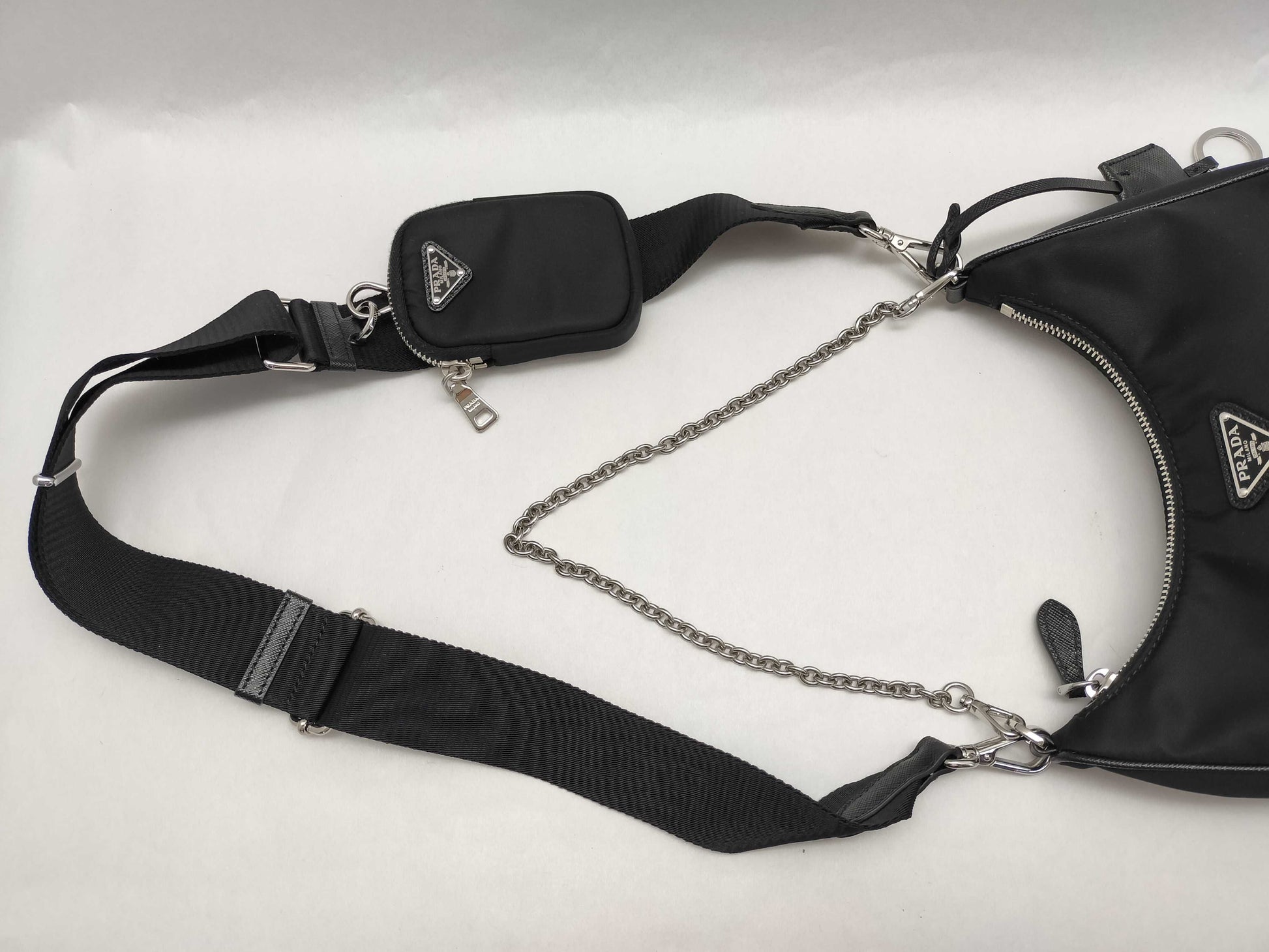 PRADA Nylon PRADA Shoulder Bag 1BH204 Shoulder Bag