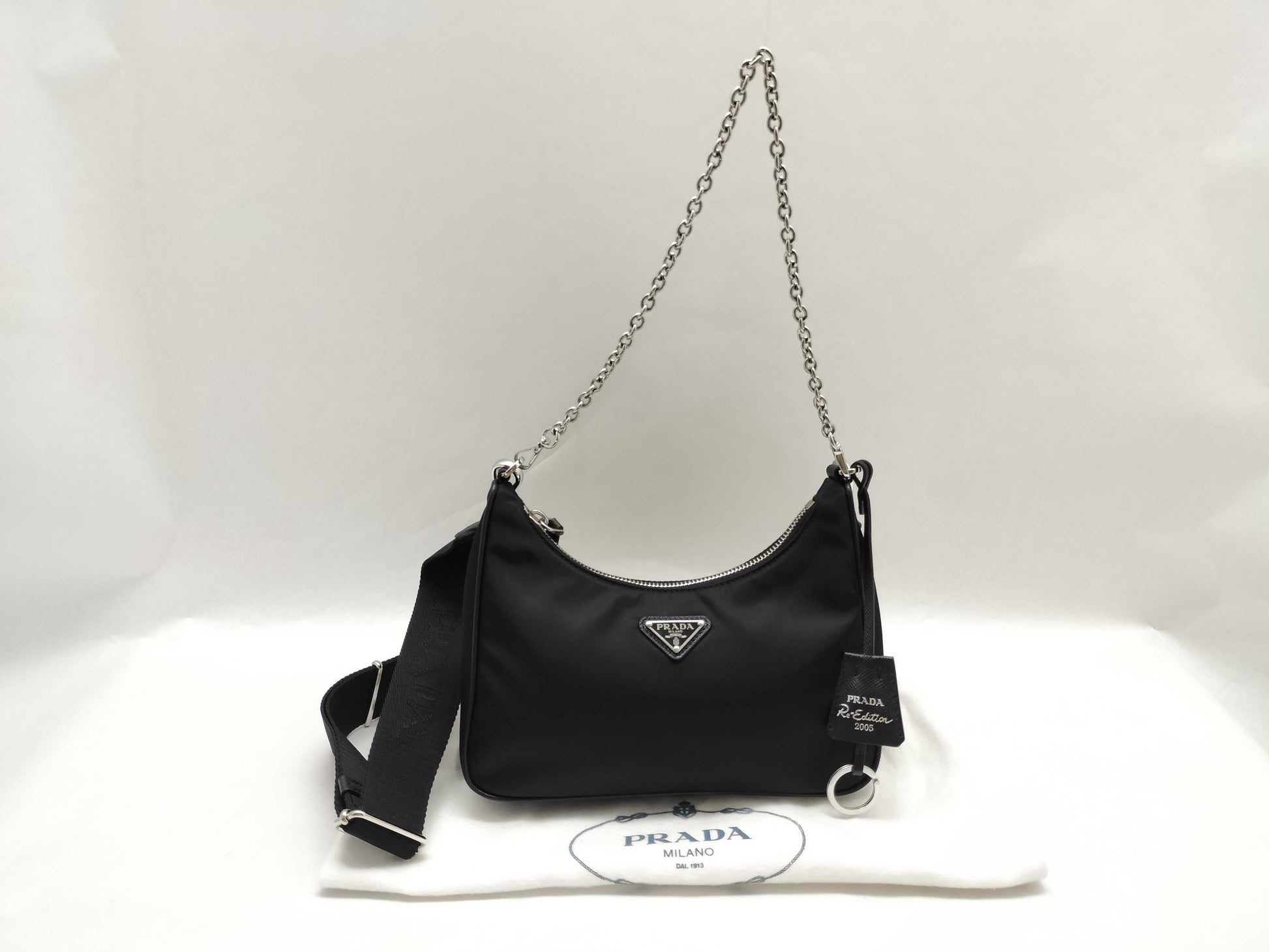 PRADA Nylon PRADA Shoulder Bag 1BH204 Shoulder Bag
