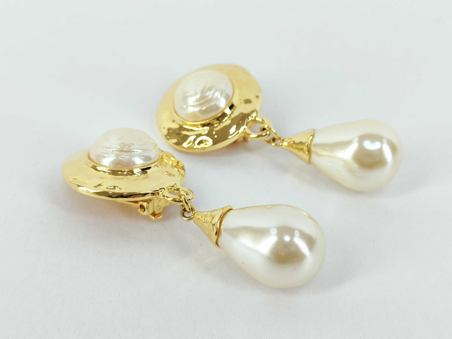 Yves Saint Laurent YSL Pearl Earrings