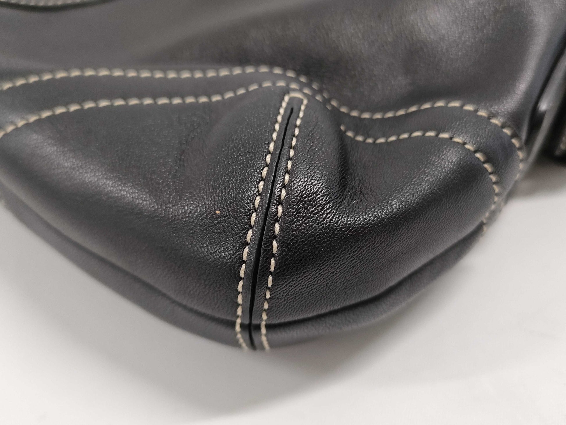 COACH Black Leather Handbag