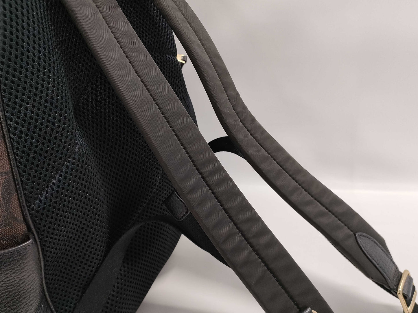 COACH Signature Brown-Black Backpack
