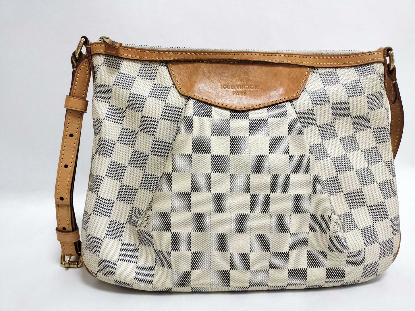 LOUIS VUITTON Damier Azur Syracuse PM Shoulder Bag N41113/GI2154