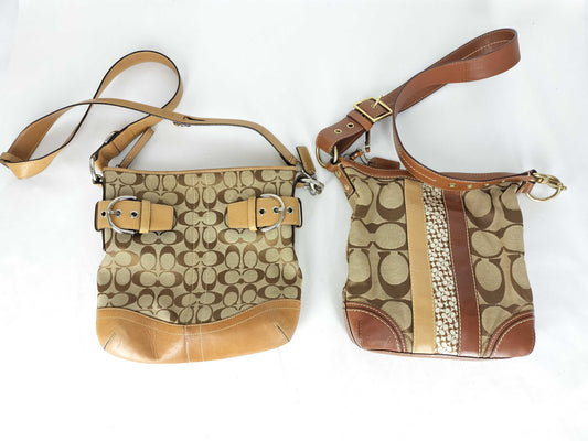 COACH Signature Shoulder Bag Set of 2