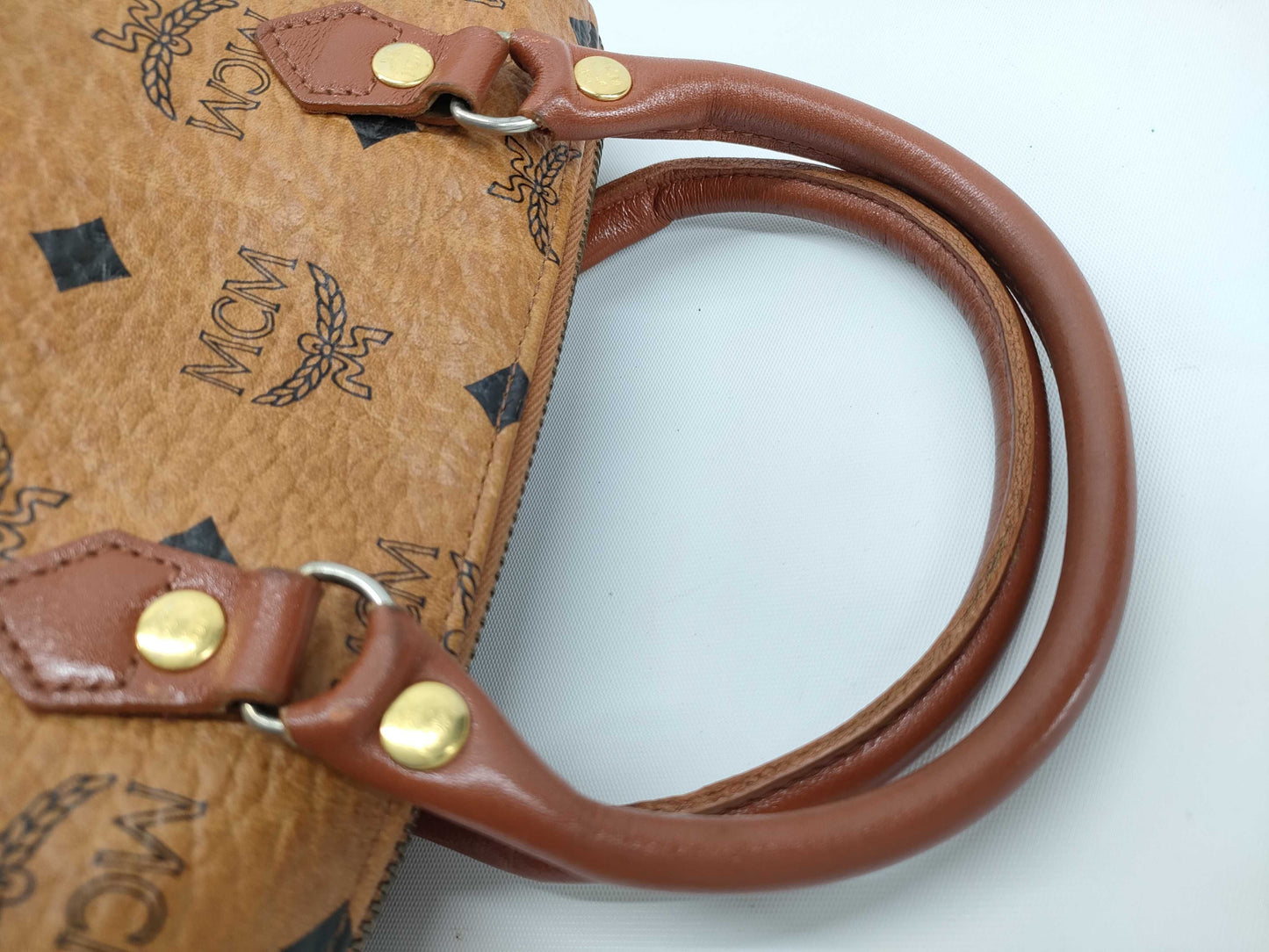 MCM Visetos Handbag 2-Way Handbag