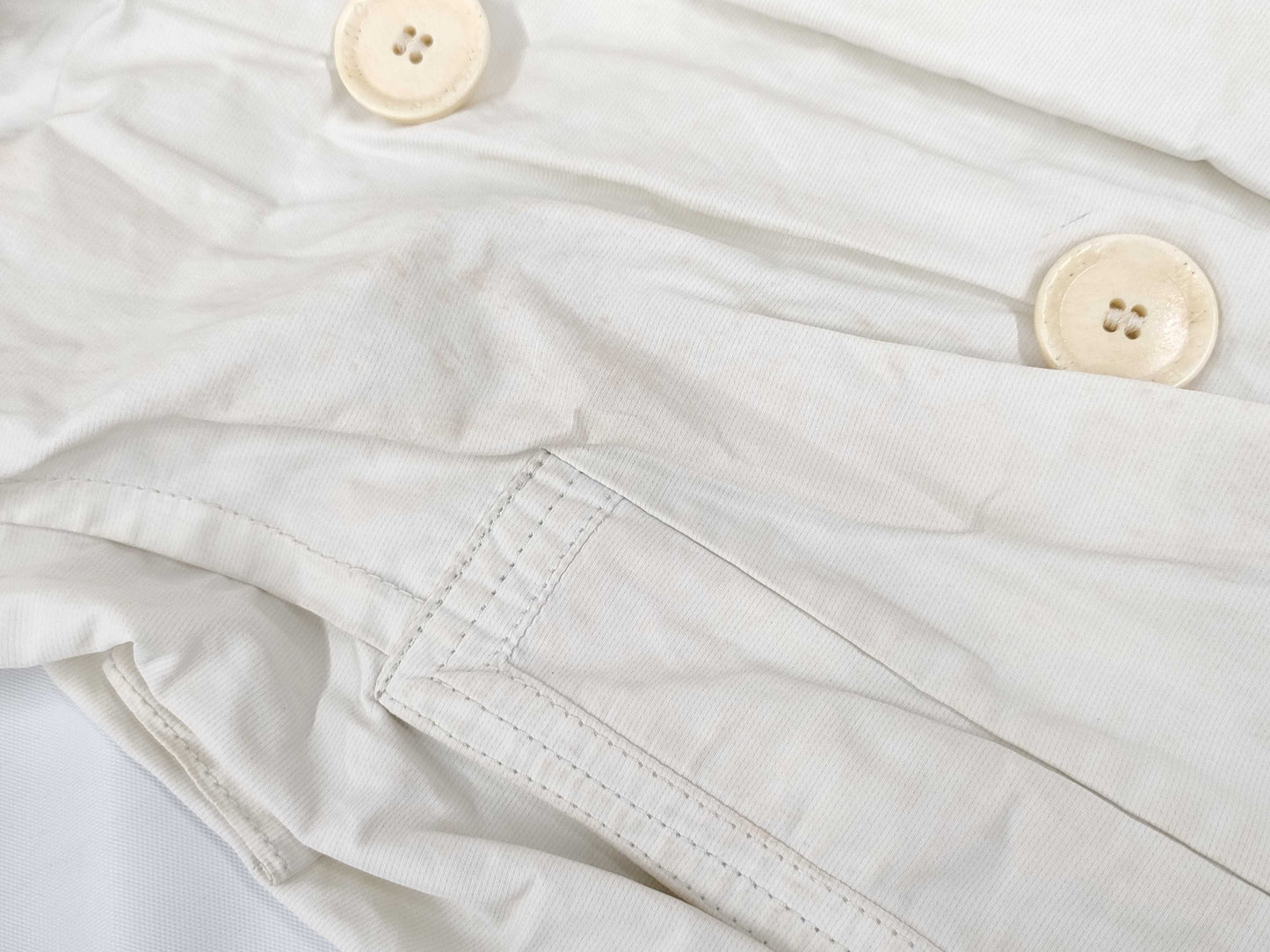MONCLER White Nylon Size 1 Jacket