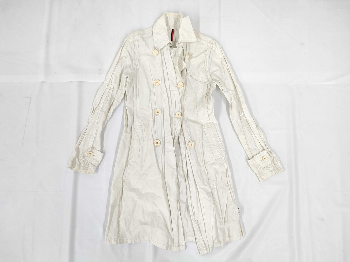 MONCLER White Nylon Size 1 Jacket
