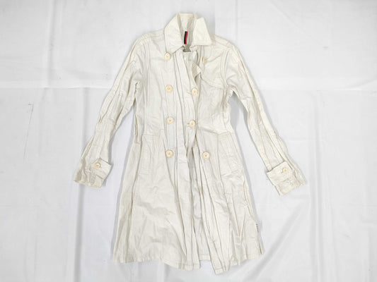 MONCLER White Nylon Size 1 Jacket