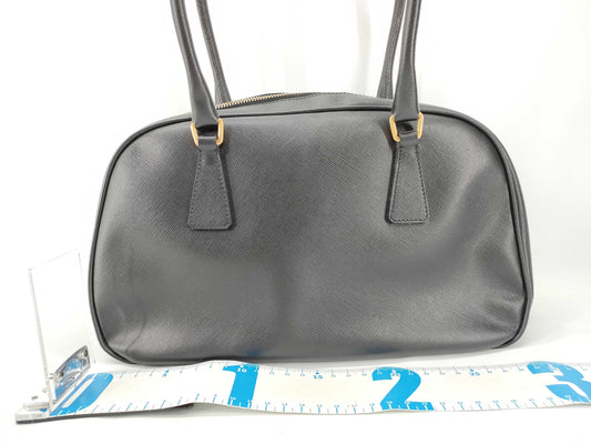 PRADA Prada Saffiano Leather Black Handbag