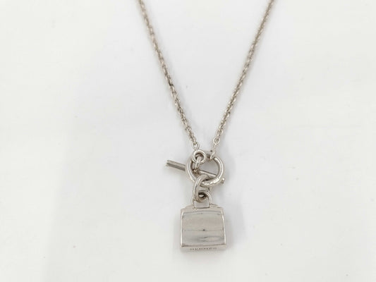 HERMES Amulet Kelly Charm 925 Pendant Necklace Necklace