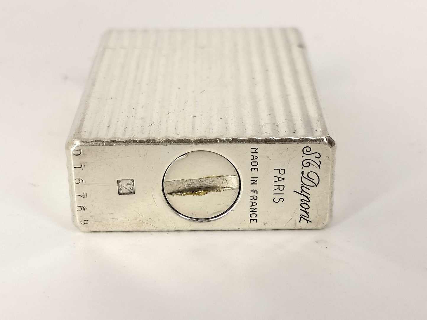 S.T. Dupont Line 1 Short Silver Lighter