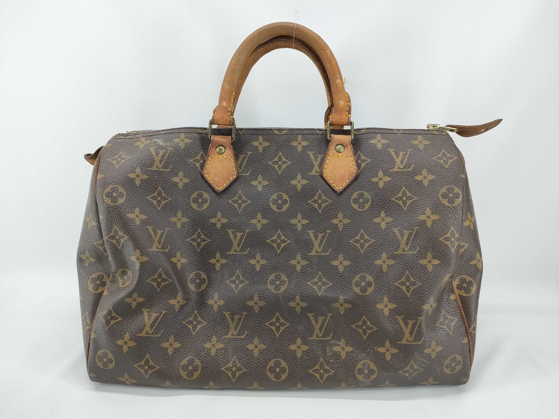 LOUIS VUITTON Monogram Louis Vuitton Speedy 35 Monogram Boston Bag Boston Bag