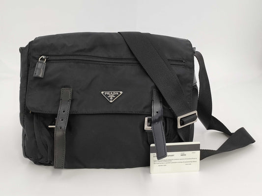 PRADA Prada Messenger Bag Nylon Shoulder Bag