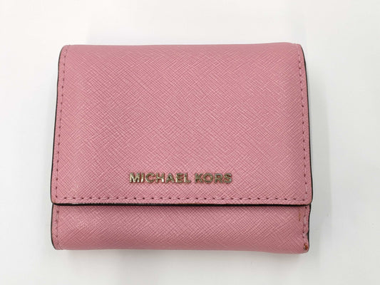 Michael Kors Tri-Fold Wallet Pink Wallet