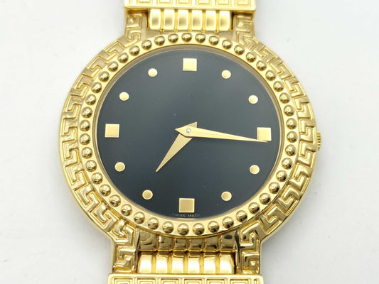 VERSACE 01767 7008011 Quartz Black Dial Women's Watch