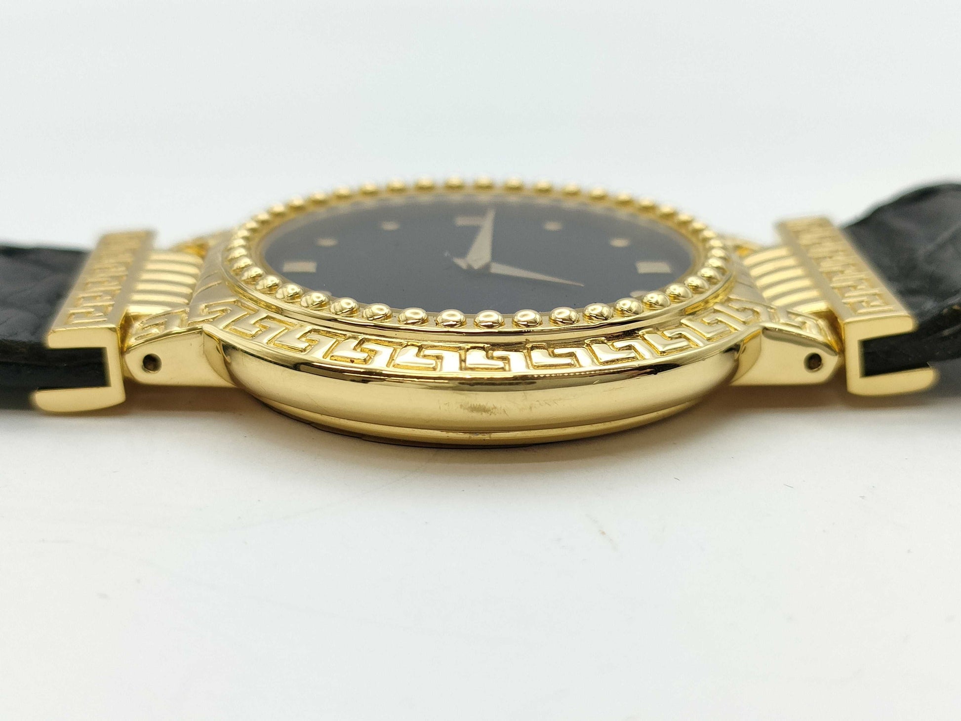 VERSACE 01767 7008011 Quartz Black Dial Women's Watch