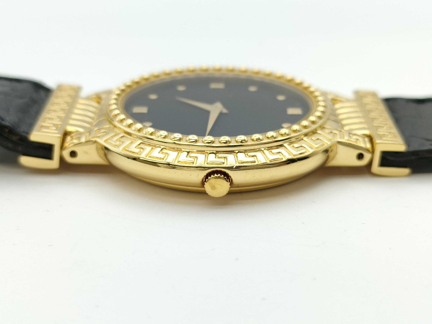 VERSACE 01767 7008011 Quartz Black Dial Women's Watch